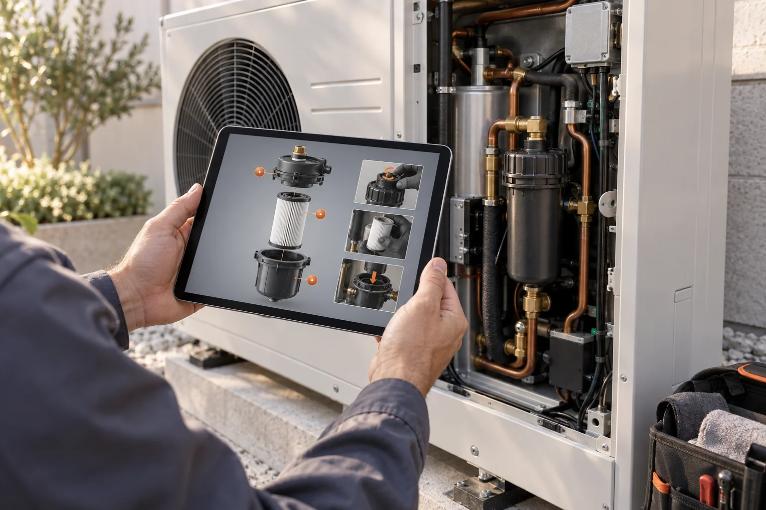 Digital repair instructions for industrial equipment